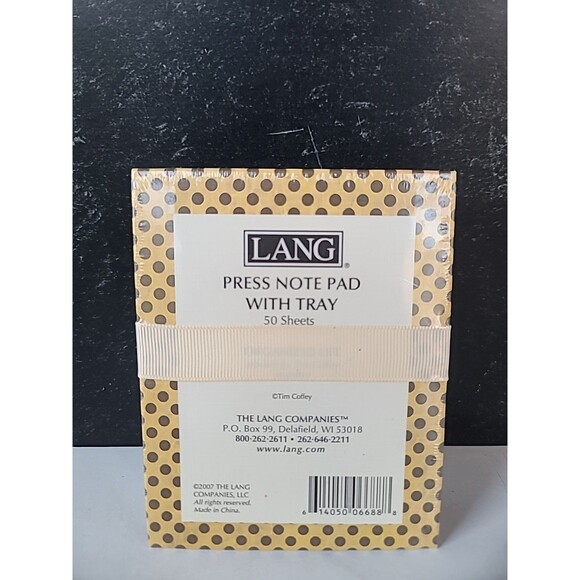 Lang Press Daisy Note Pad With Tray 50 Sheets 2007 - Picture 3 of 10